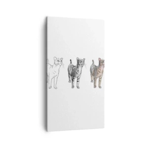 Lærredstryk - Billede på lærred - Tegneundervisning - 45x80 cm