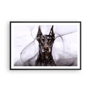 Plakat i sort ramme - Nobelt født - 91x61 cm