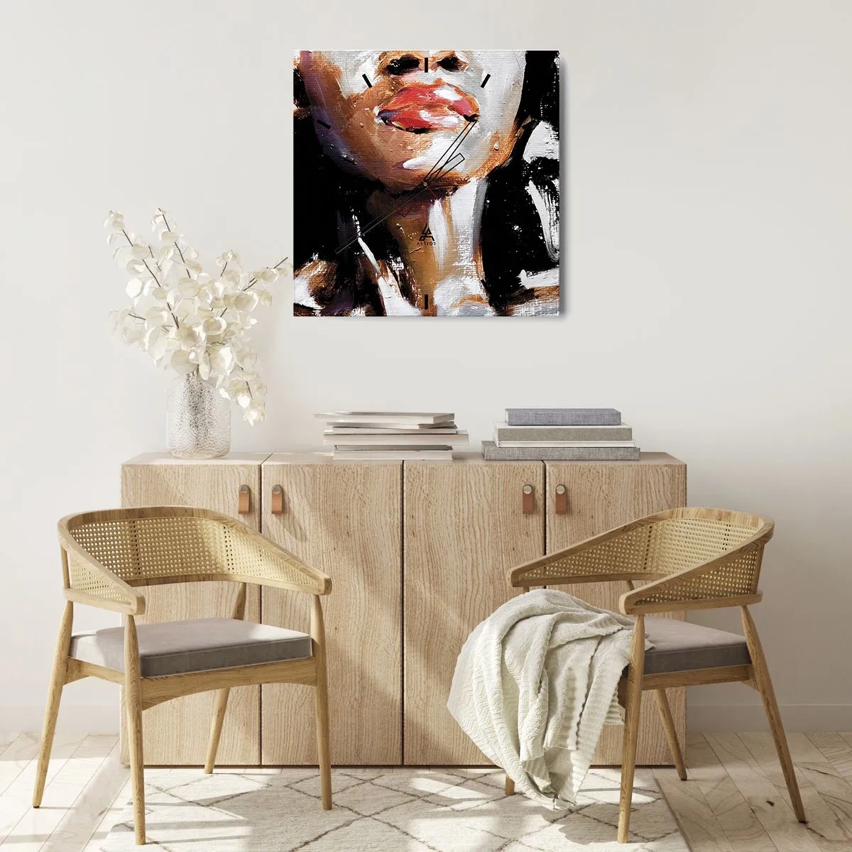 Vægur, Uret - Stolthed uden fordomme - 30x30 cm