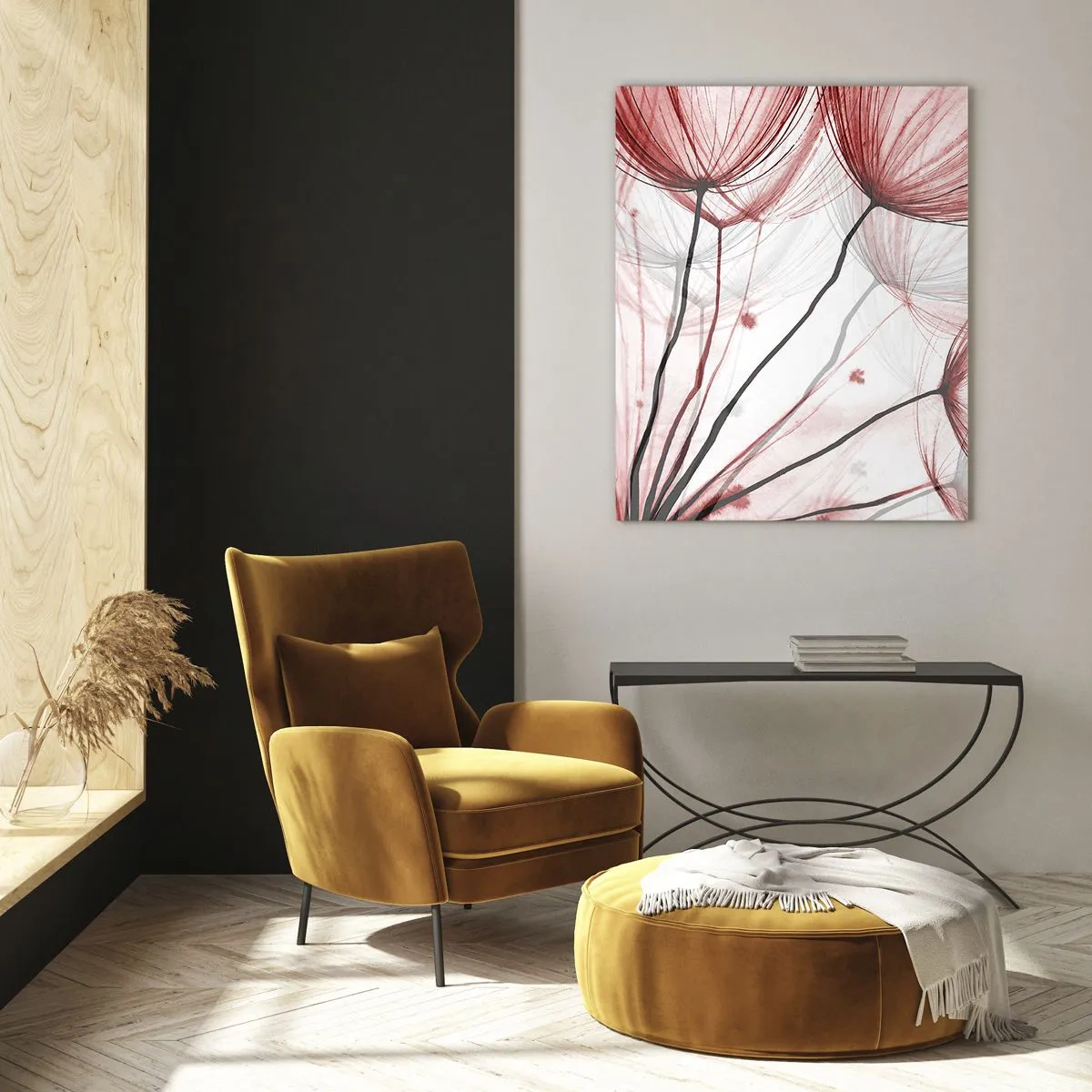Billede på glas - Før afgang - 50x70 cm