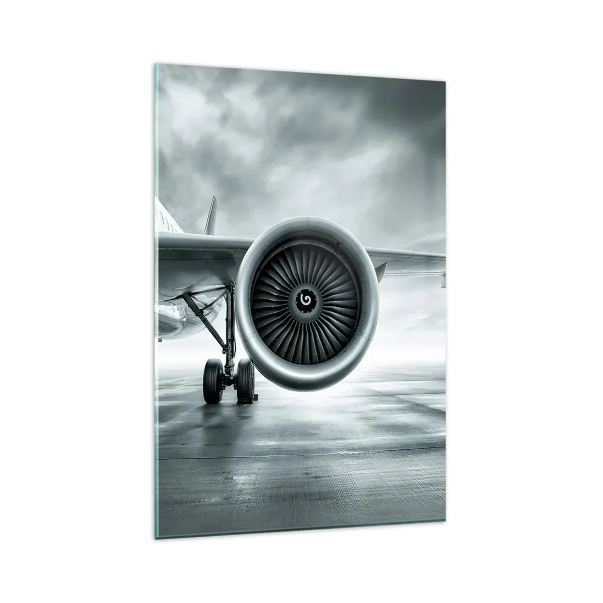 Billede på glas - Der er kraft! - 80x120 cm