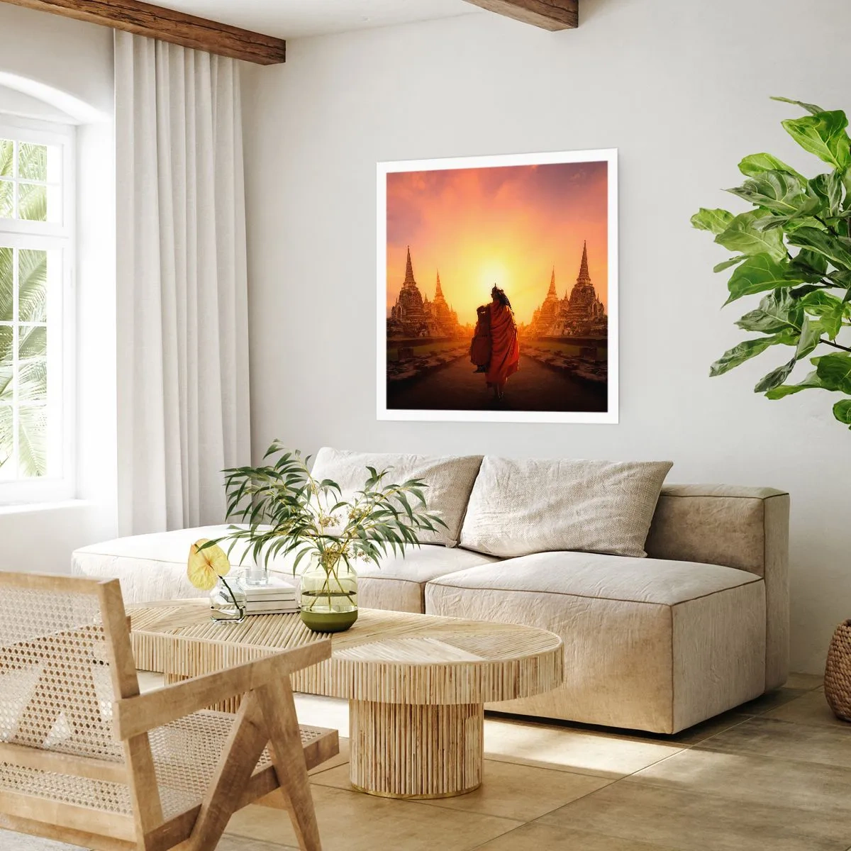 Plakat - I fred for evigt - 40x40 cm