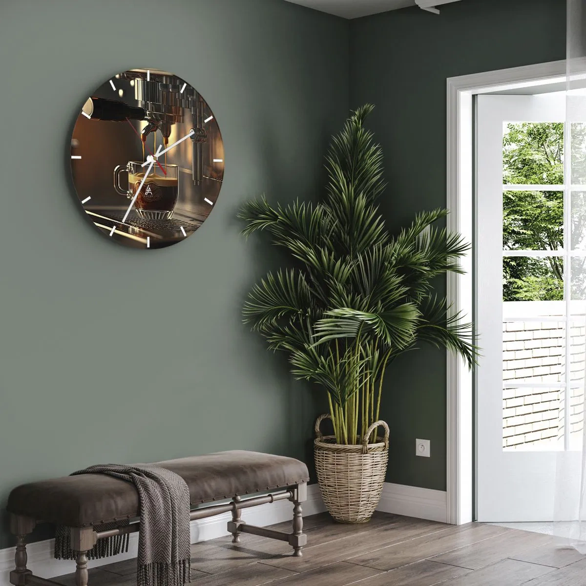 Vægur, Uret - En sensuel blanding - 30x30 cm