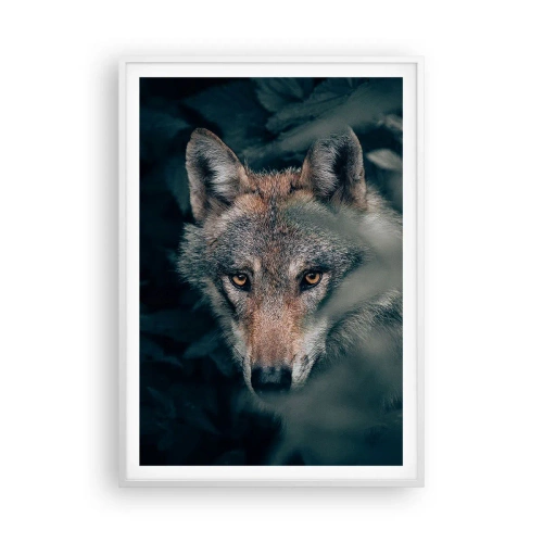 Plakat i hvid ramme - Jæger - 70x100 cm