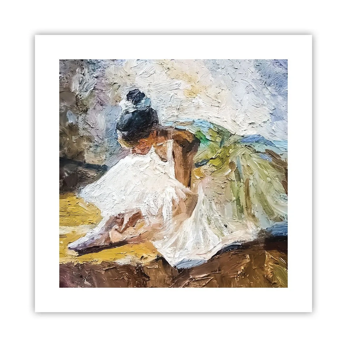 Plakat - Fra et maleri af Degas - 40x40 cm