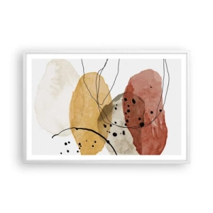 Plakat i hvid ramme - Som lys, klar luft - 91x61 cm