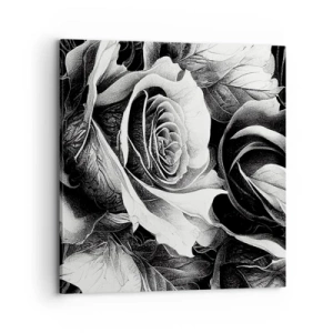 Lærredstryk - Billede på lærred - Altid dronning - 70x70 cm