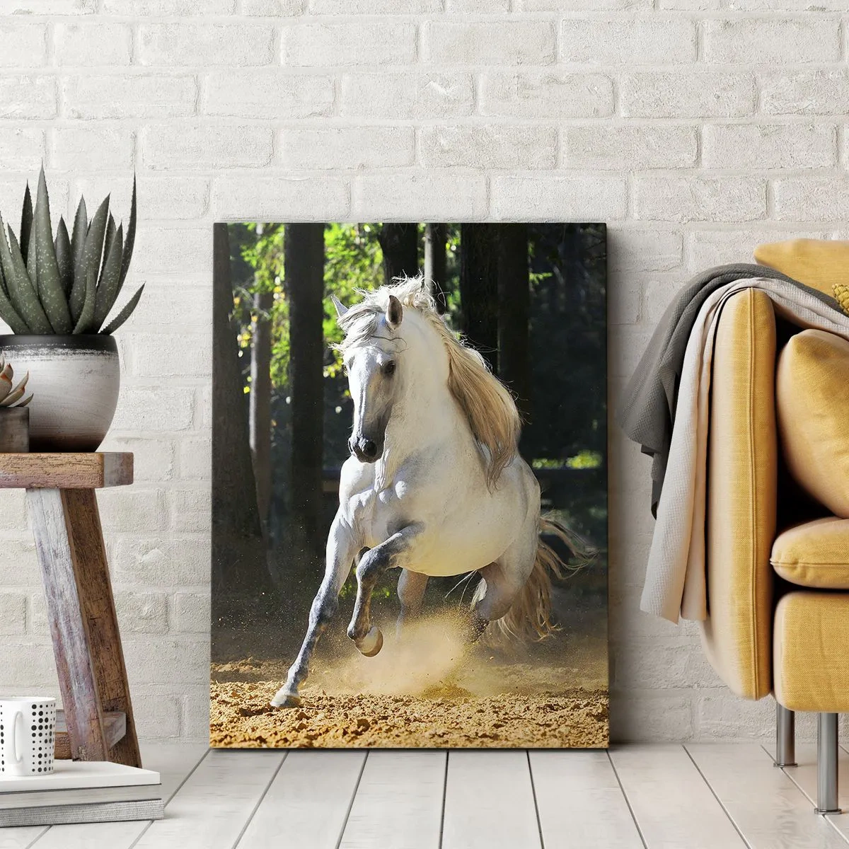 Lærredstryk - Billede på lærred - Som fra en fantasy-roman - 45x80 cm