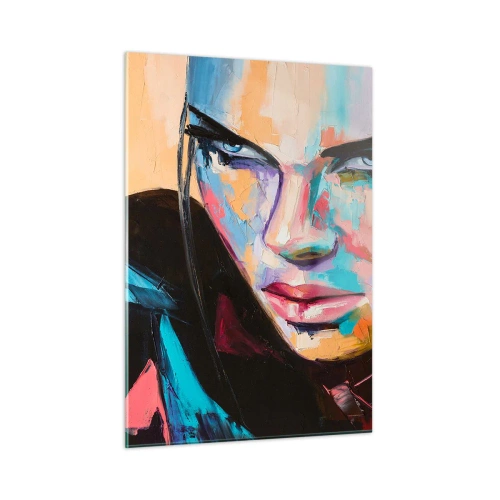 Billede på glas - Vild i hjertet - 50x70 cm