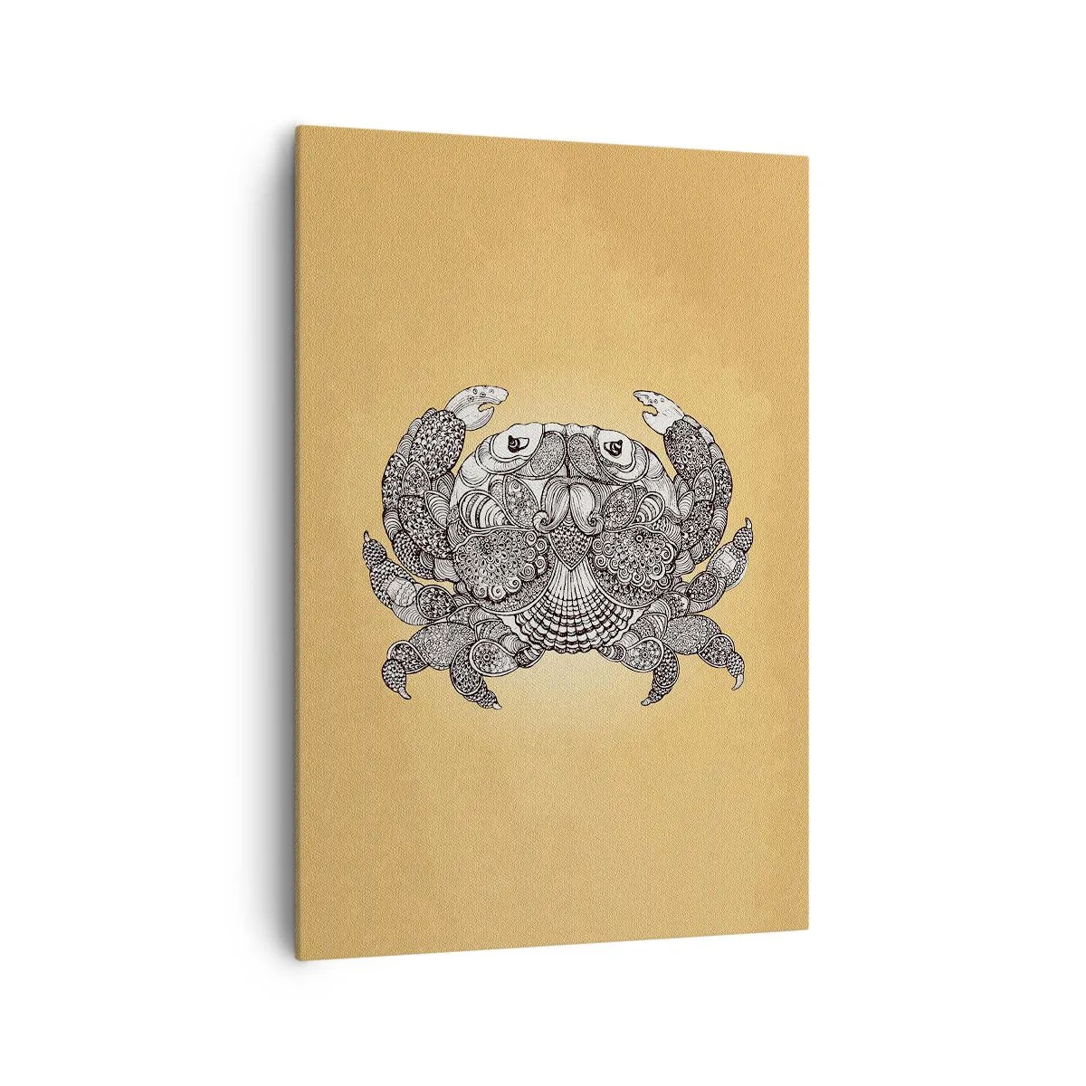 Lærredstryk - Billede på lærred - Fortællinger om hr. krabbe - 70x100 cm