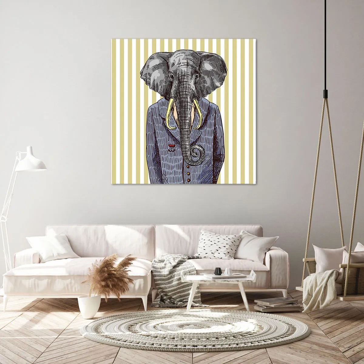 Lærredstryk - Billede på lærred - Elegant af natur - 50x50 cm