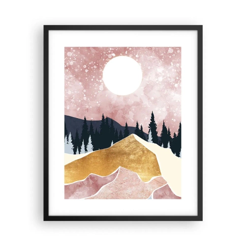 Plakat i sort ramme - Nattevagt - 40x50 cm