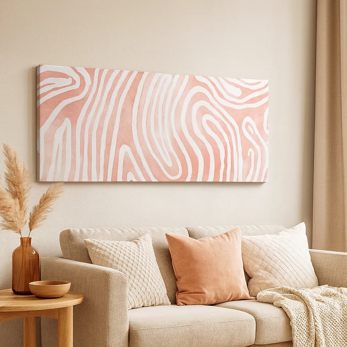 Lærredstryk - Billede på lærred - I en labyrint af koraller - 30x30 cm