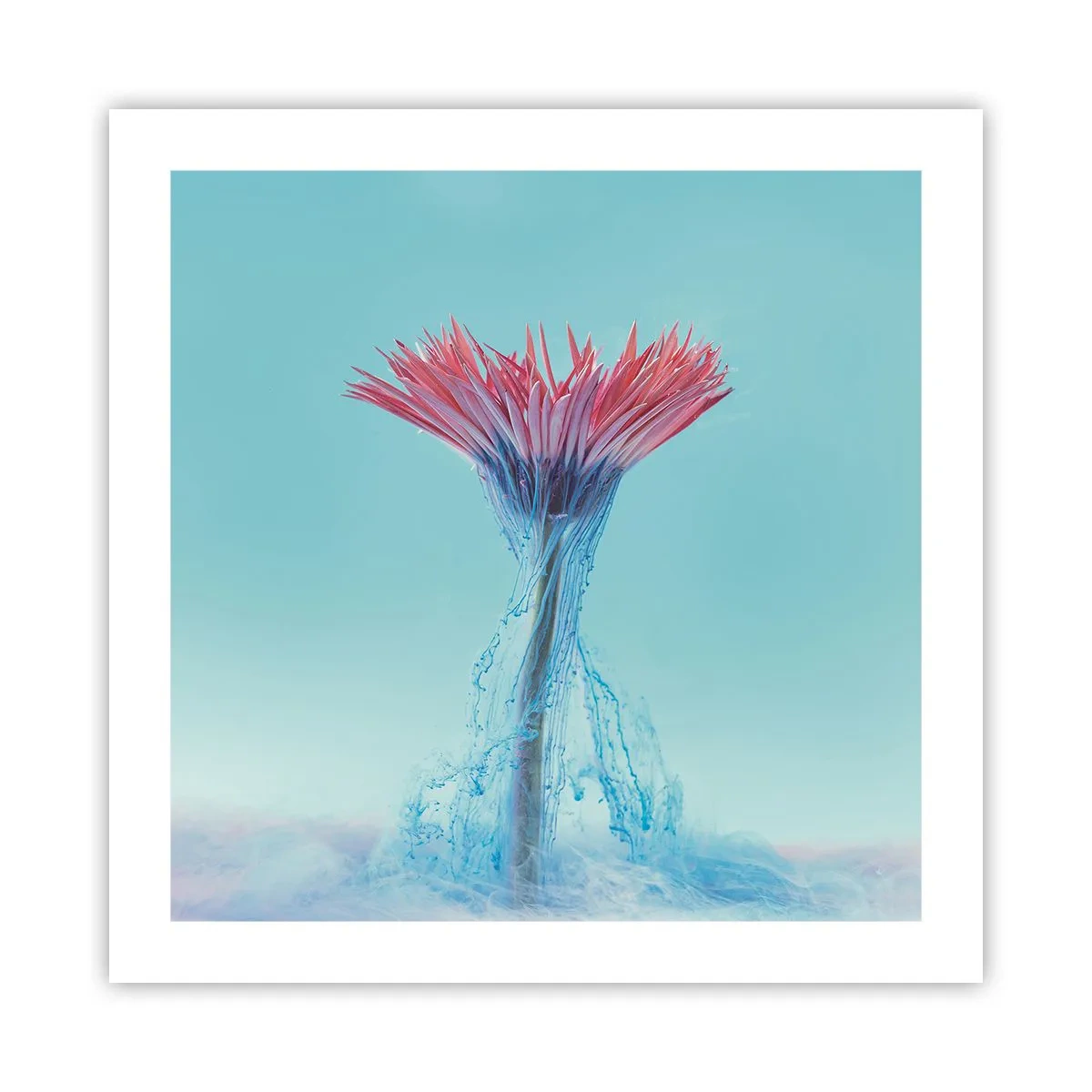 Plakat - I en nærende omfavnelse - 50x50 cm