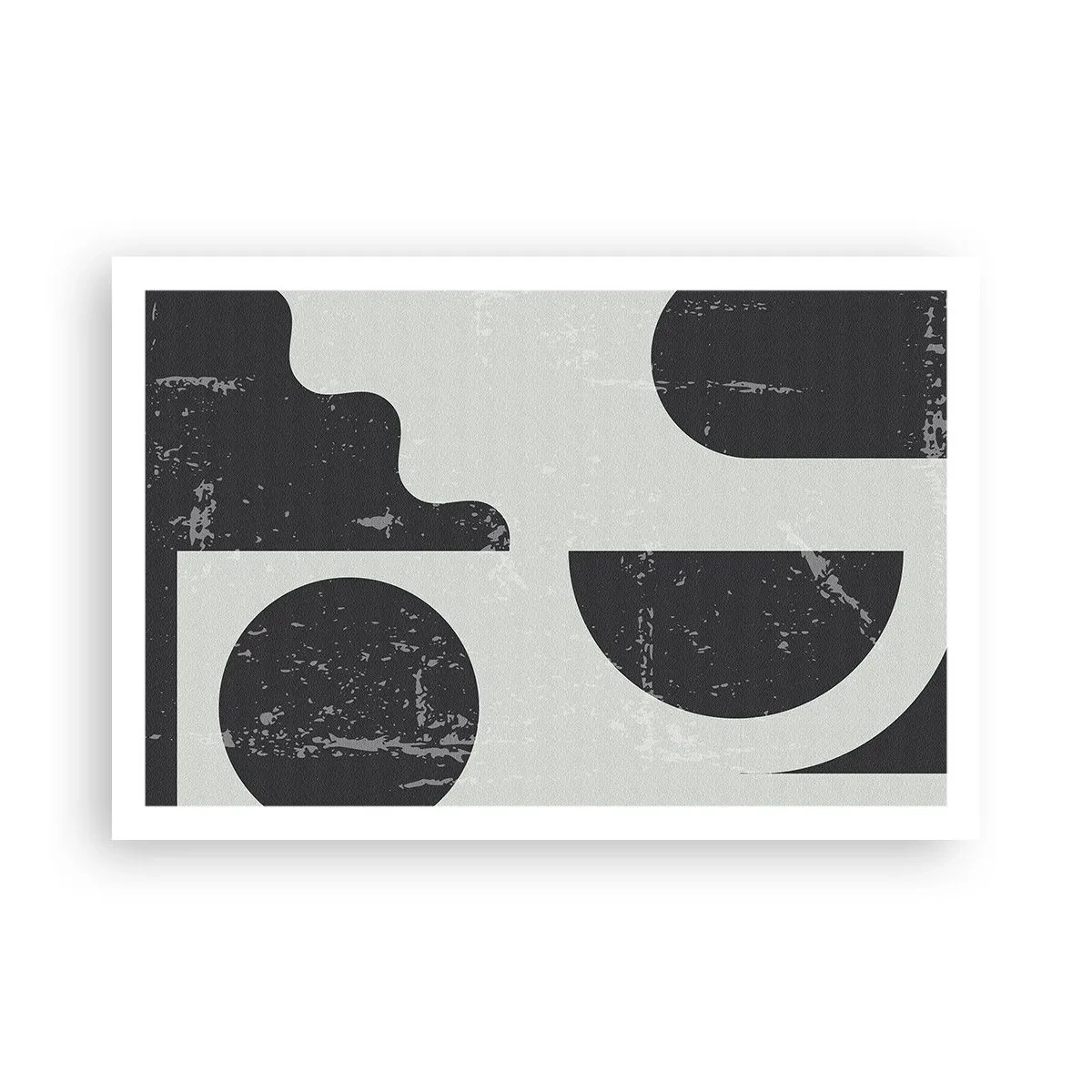 Plakat - Komposition over og under - 91x61 cm