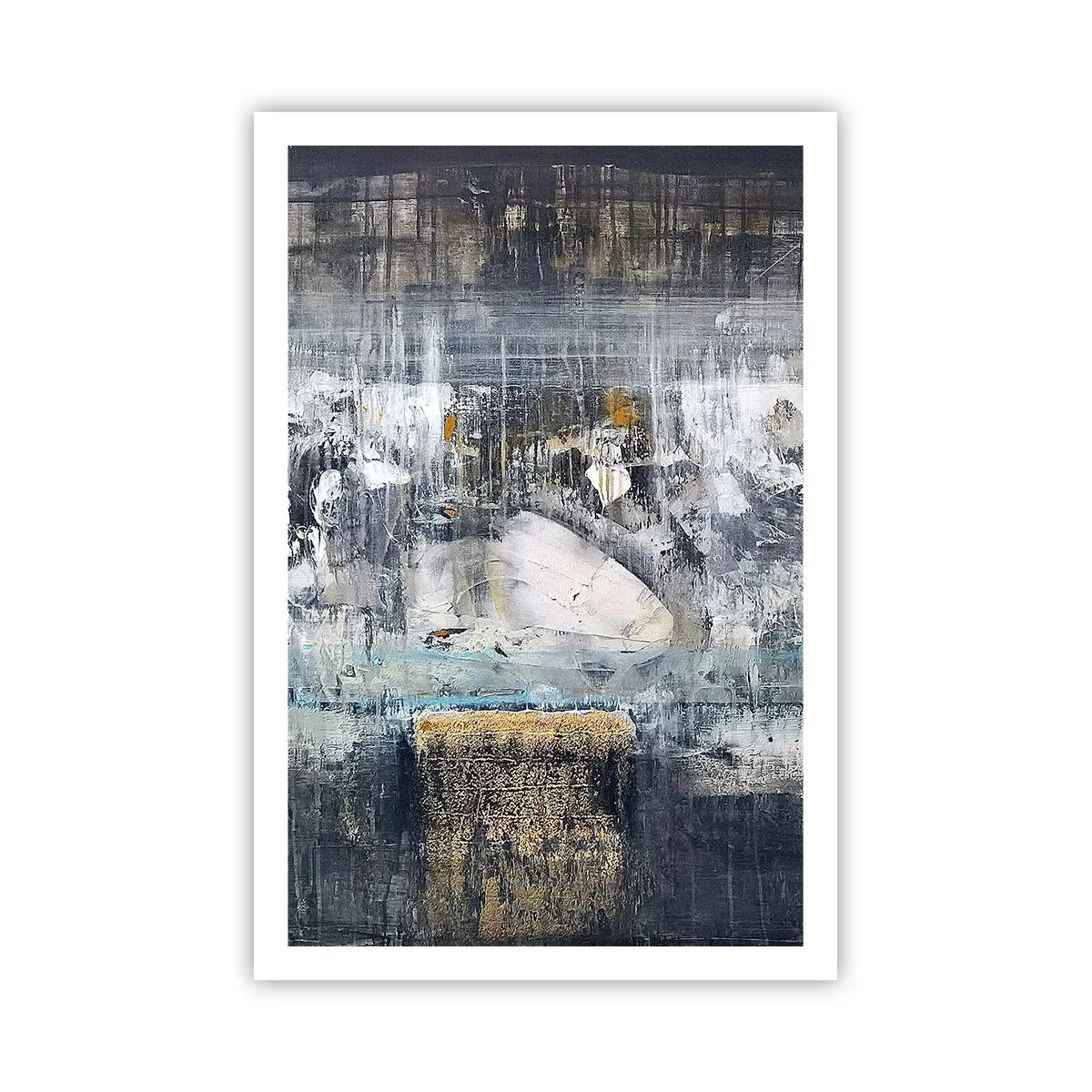 Plakat - Som på is, som på fortovet - 61x91 cm