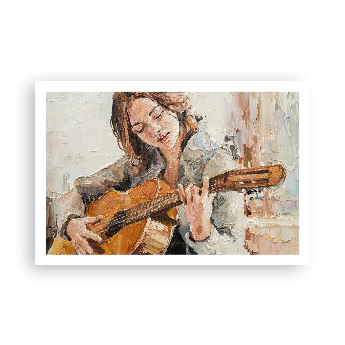 Plakat - Koncert for guitar og et pigehjerte - 91x61 cm