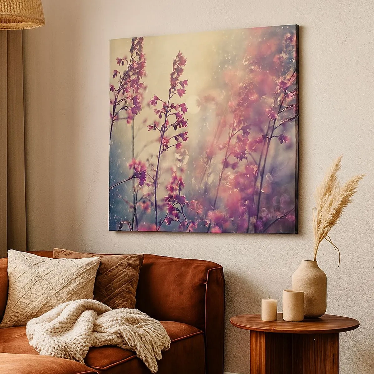 Lærredstryk - Billede på lærred - Hemmelig have - 30x30 cm