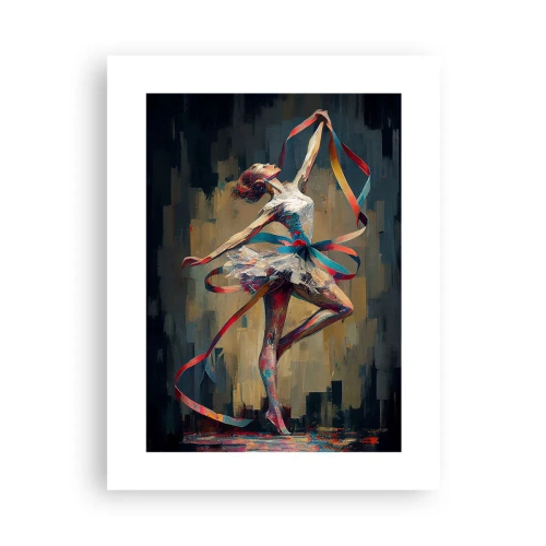 Plakat - Dans med et bånd - 30x40 cm