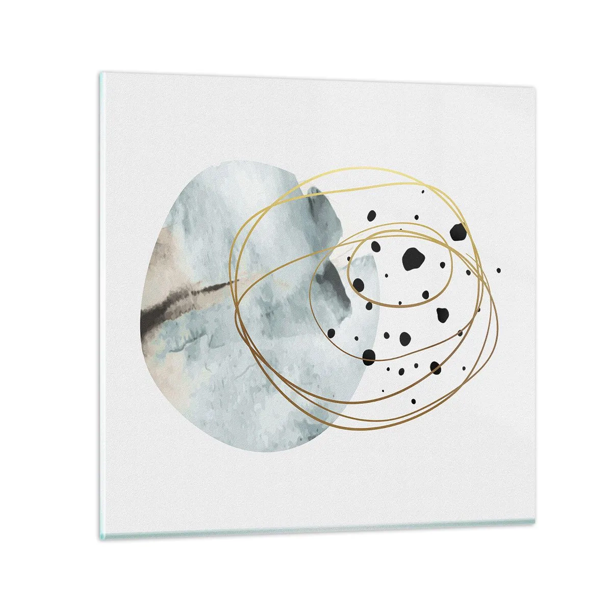 Billede på glas - I rummets favntag - 30x30 cm