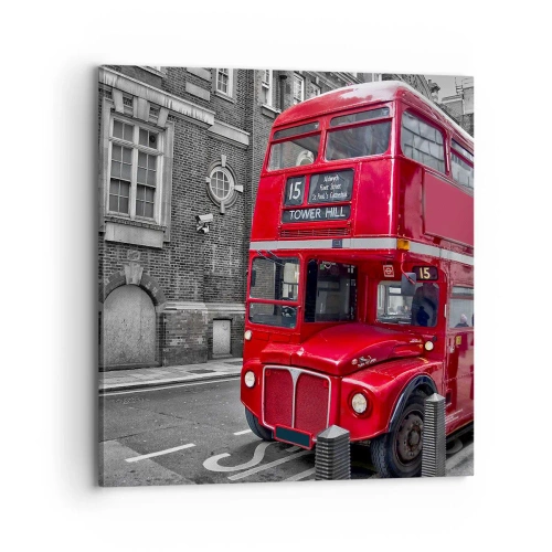 Lærredstryk - Billede på lærred - Altid det samme - 70x70 cm