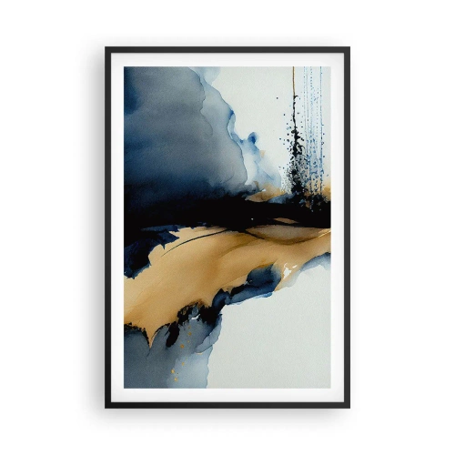 Plakat i sort ramme - Bag sløret - 61x91 cm