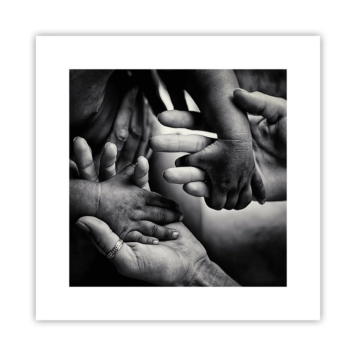 Plakat - At være menneske - 30x30 cm