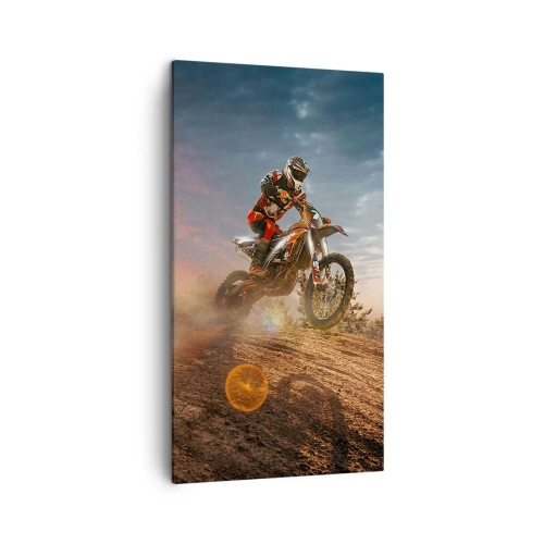 Lærredstryk - Billede på lærred - For sejren - 45x80 cm