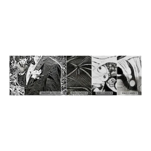 Prøve Fototapet Premium Sand - Bare en tilsyneladende grå mand - Mand, Kubisme, Mode - 100x30 cm