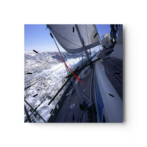 Vægur, Uret - Jeg ved, hvad det vil sige at være en fugl - 40x40 cm