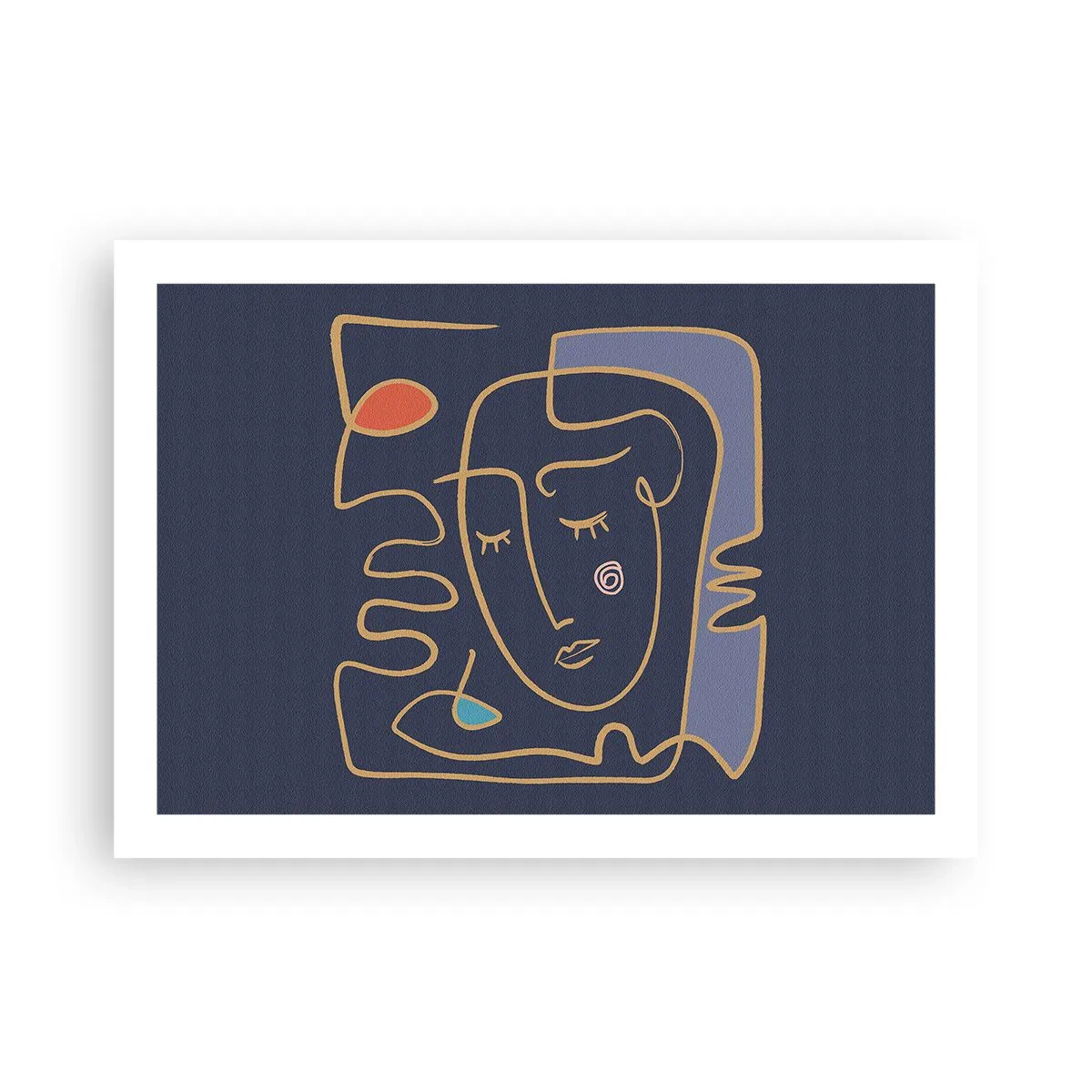 Plakat - I drømmerier - 70x50 cm