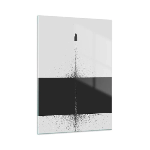 Billede på glas - Lige til sagen - 50x70 cm
