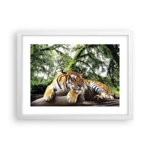 Plakat i hvid ramme - Med venlig hilsen - 40x30 cm