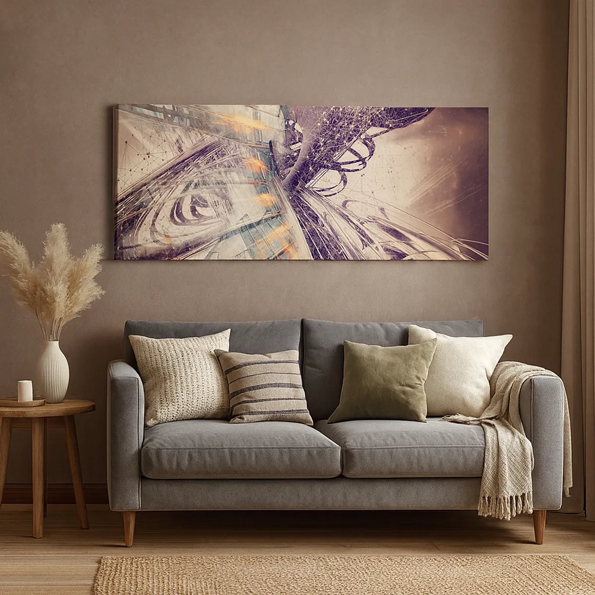 Lærredstryk - Billede på lærred - I stor hast - 30x30 cm