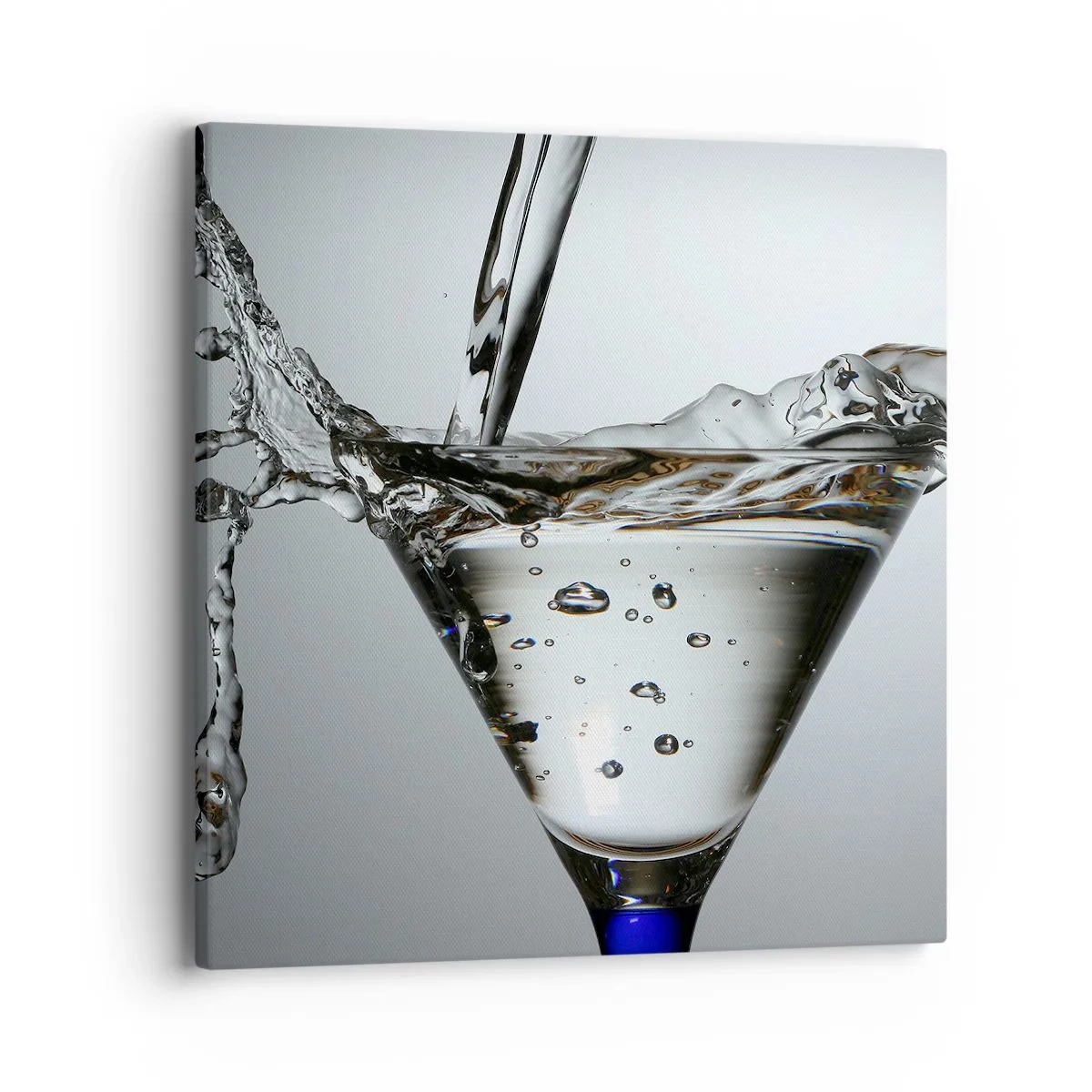 Lærredstryk - Billede på lærred - Over kanten af koppen - 40x40 cm