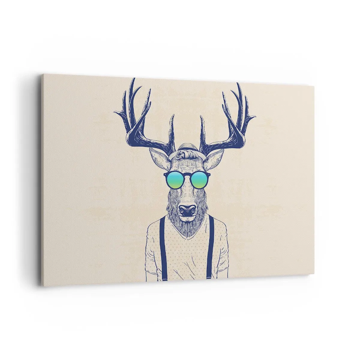 Lærredstryk - Billede på lærred - Hvem forventede du? - 120x80 cm