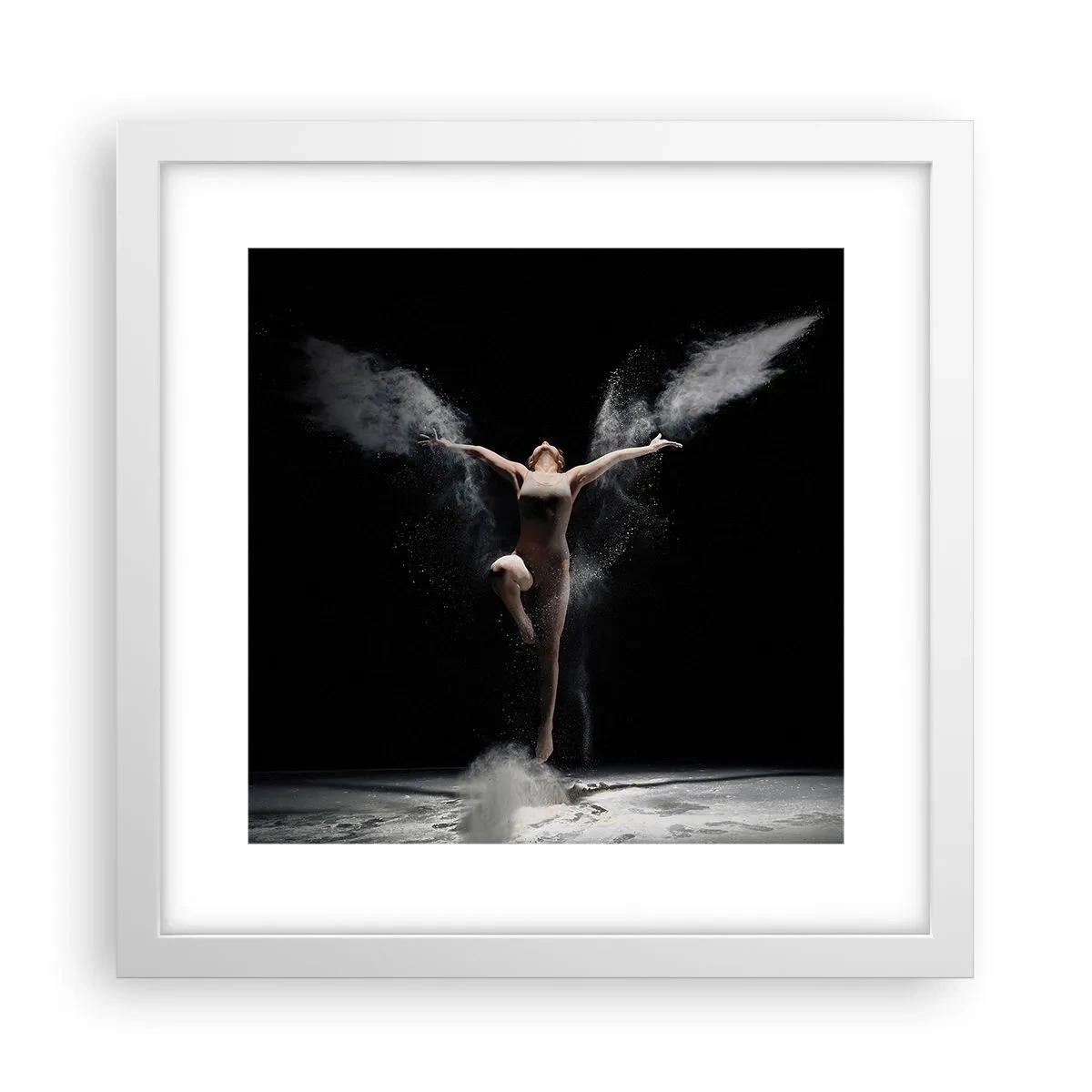 Plakat i hvid ramme - Elfer findes - 30x30 cm