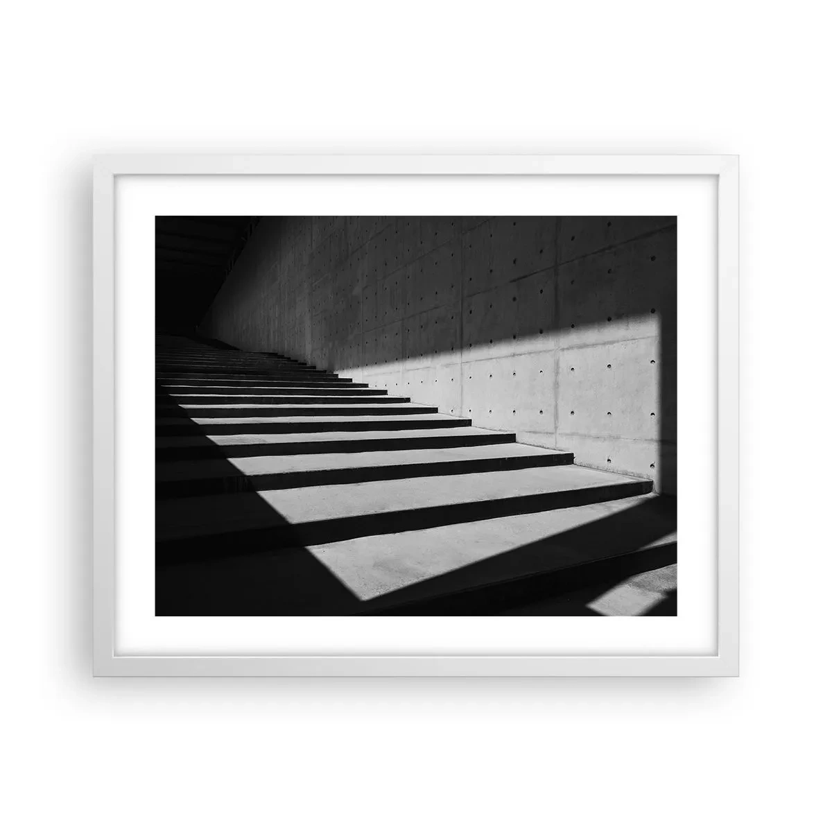 Plakat i hvid ramme - Modernismens rå skønhed - 50x40 cm