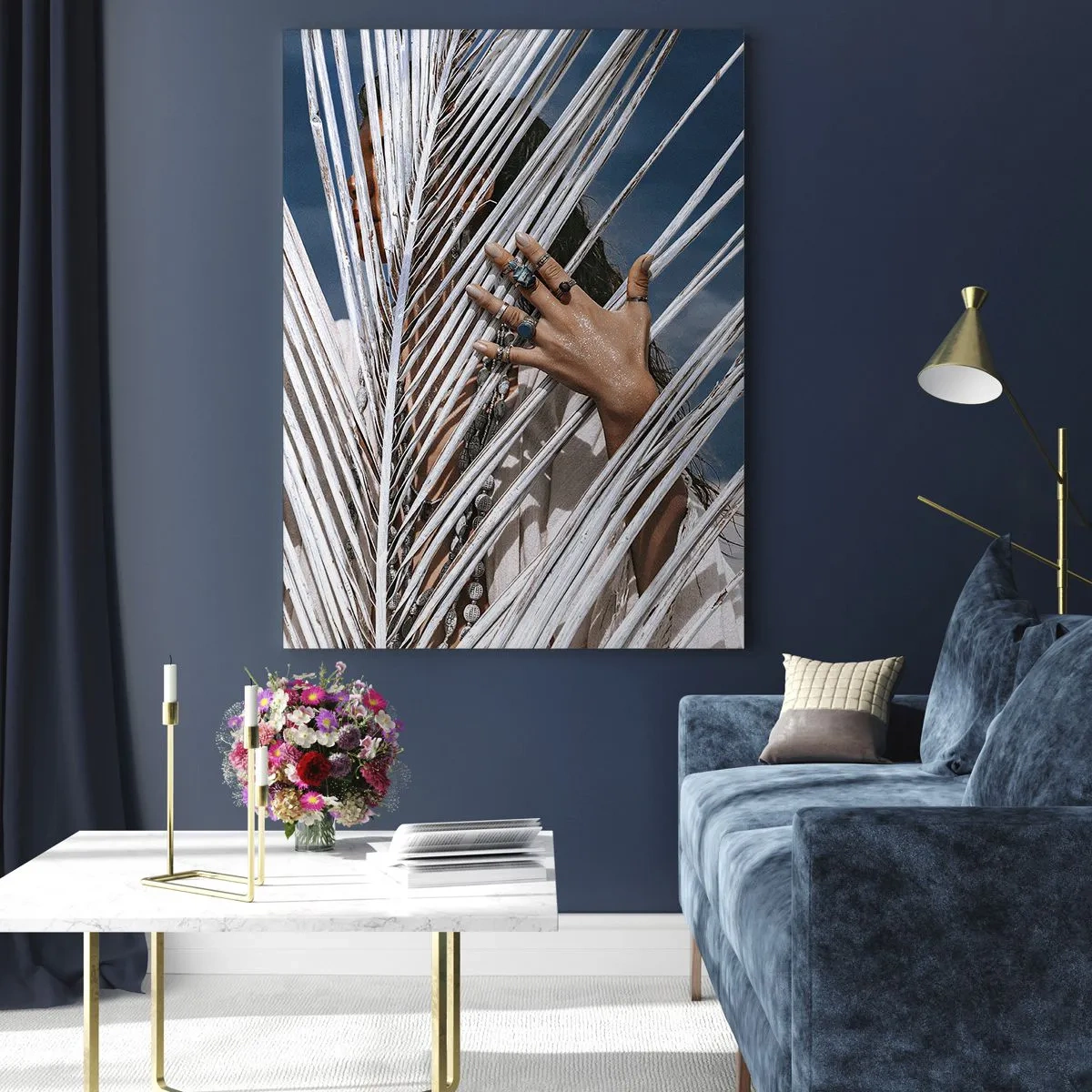 Billede på glas - Shamanens kæreste? - 70x100 cm