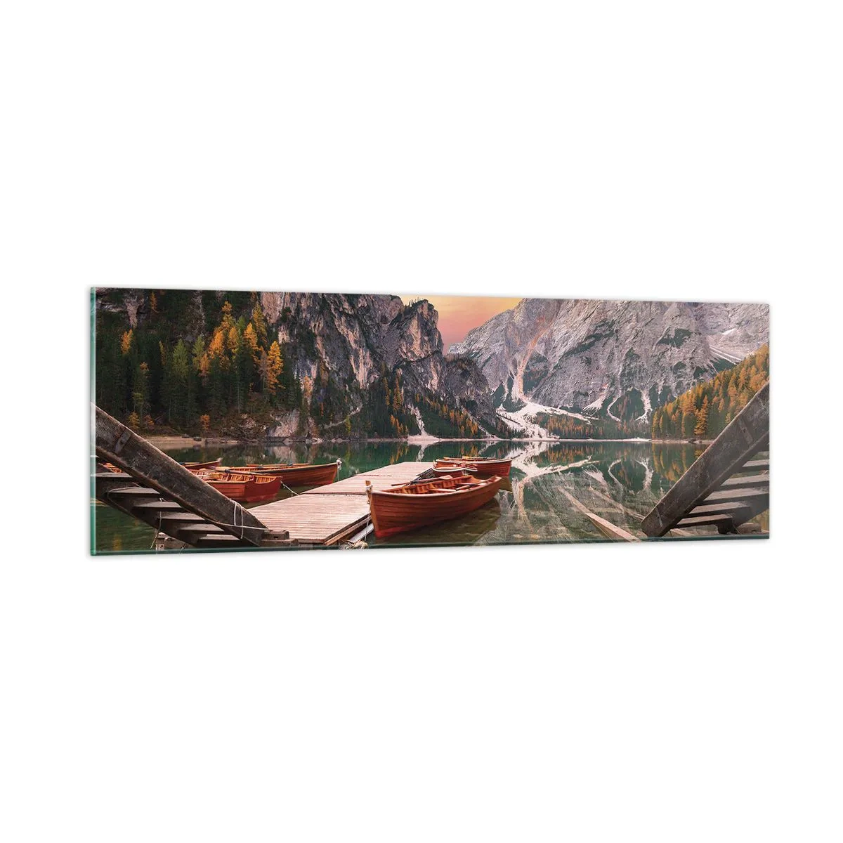 Billede på glas - Dagens løfte - 90x30 cm