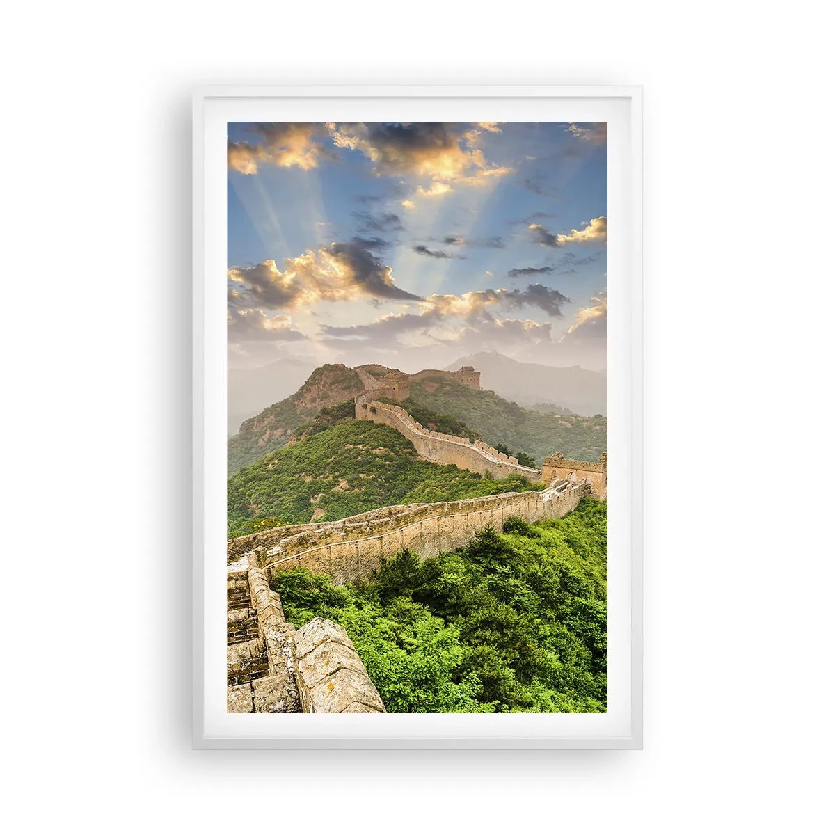 Plakat i hvid ramme - Uforanderlig storhed - 61x91 cm