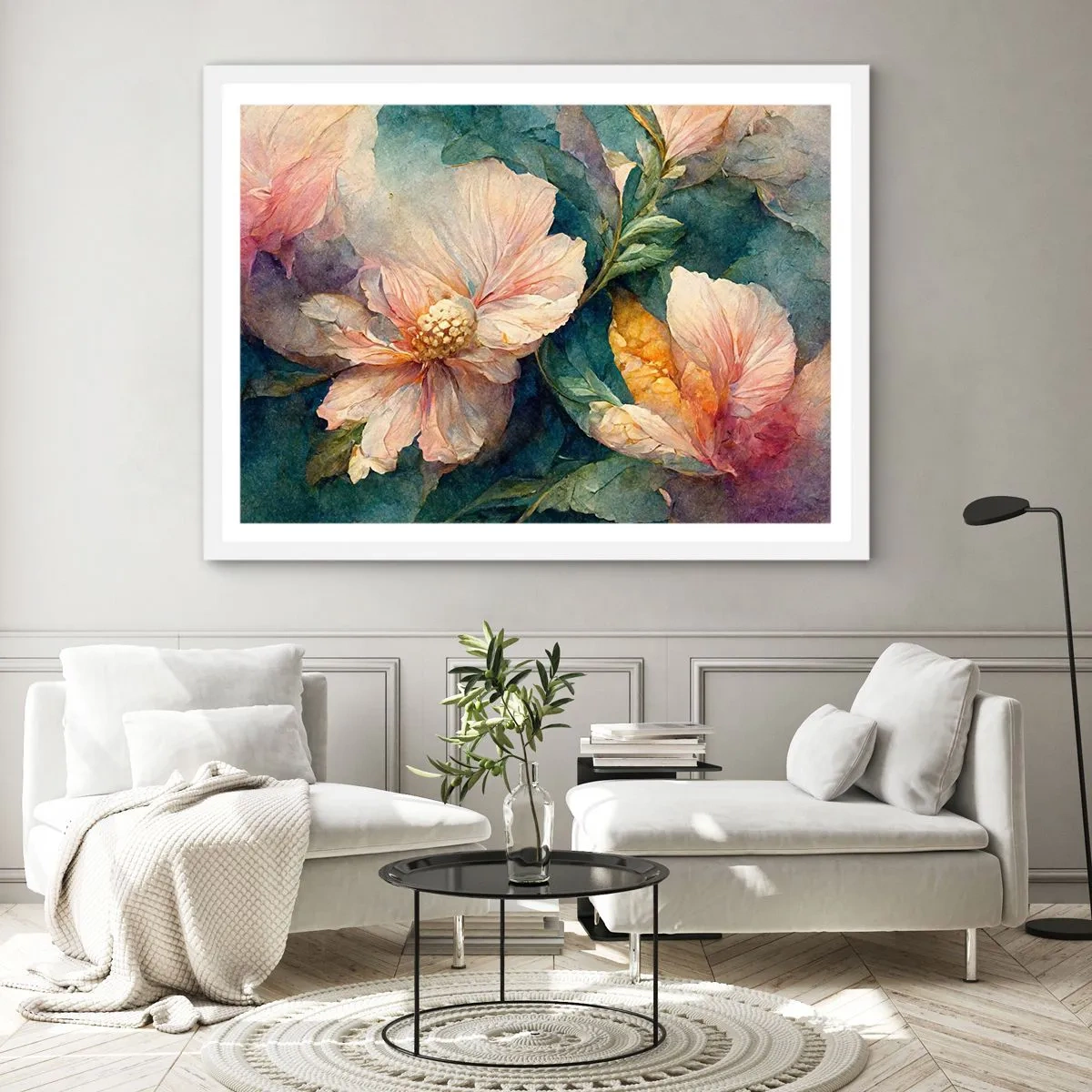 Plakat i hvid ramme - Subtiliteten selv - 100x70 cm