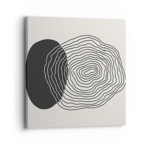 Lærredstryk - Billede på lærred - Varighed og vibration - 30x30 cm