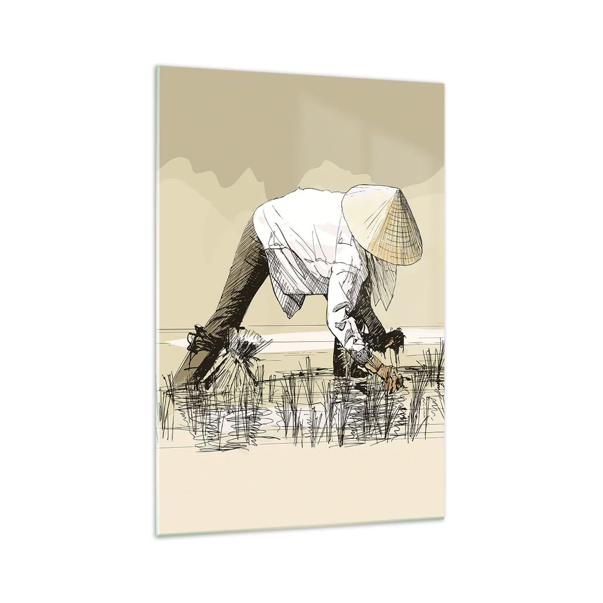 Billede på glas - God høst - 70x100 cm