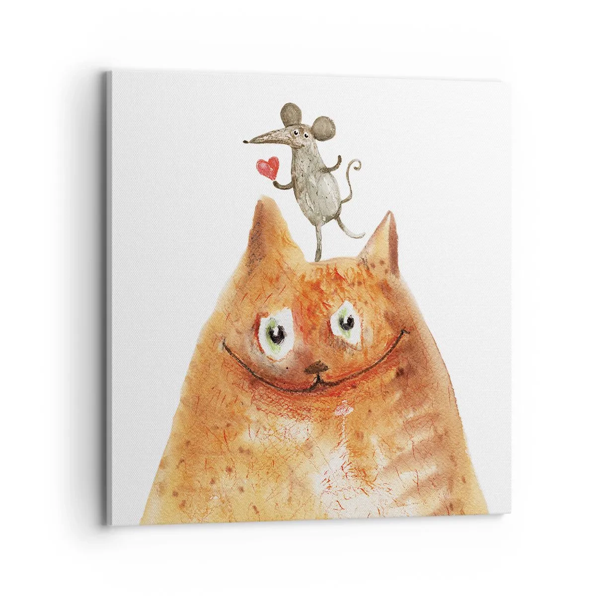 Lærredstryk - Billede på lærred - Kærlighedens paradokser - 70x70 cm