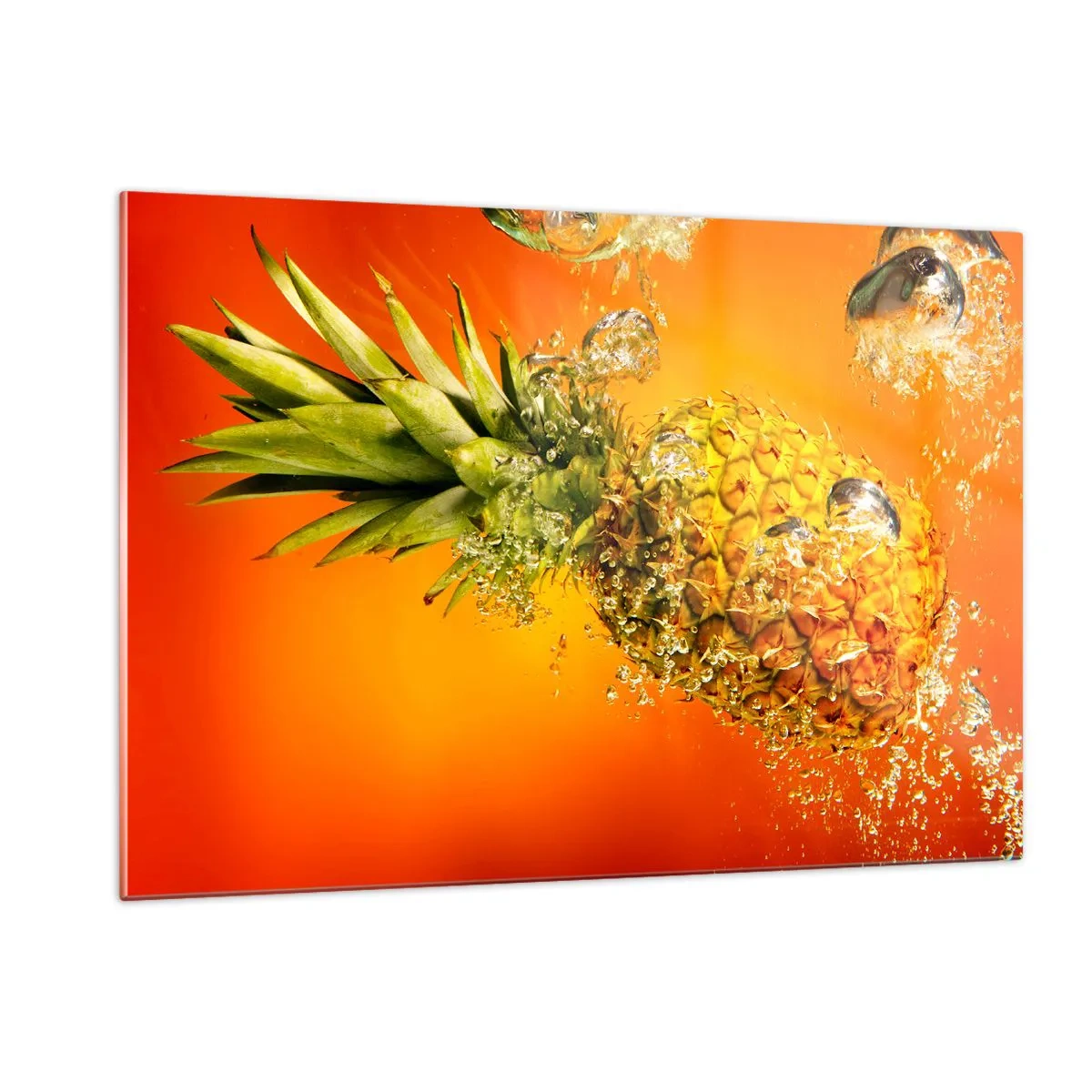 Billede på glas - Tropisk saftig friskhed - 120x80 cm