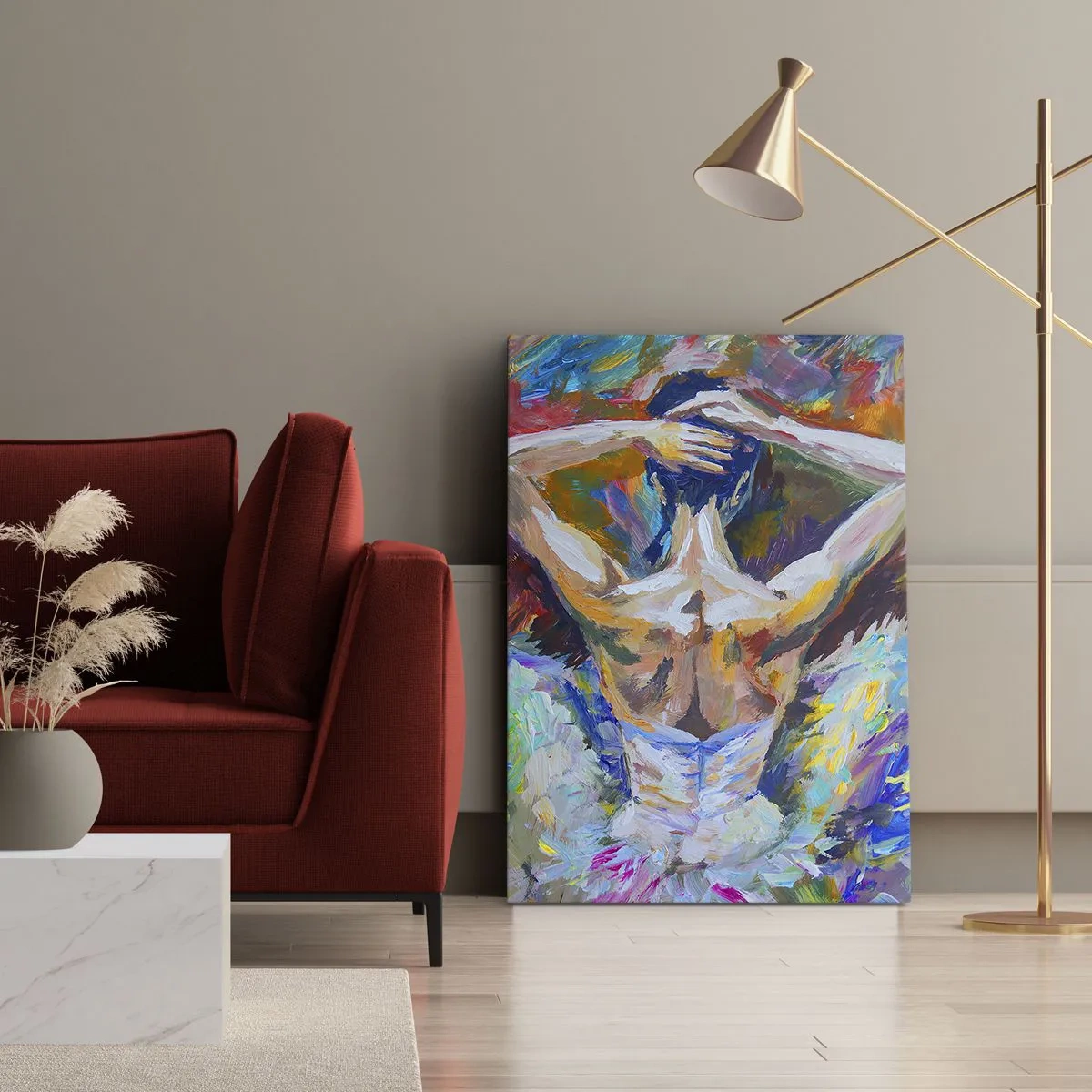 Lærredstryk - Billede på lærred - Det kan være hvad som helst - 45x80 cm