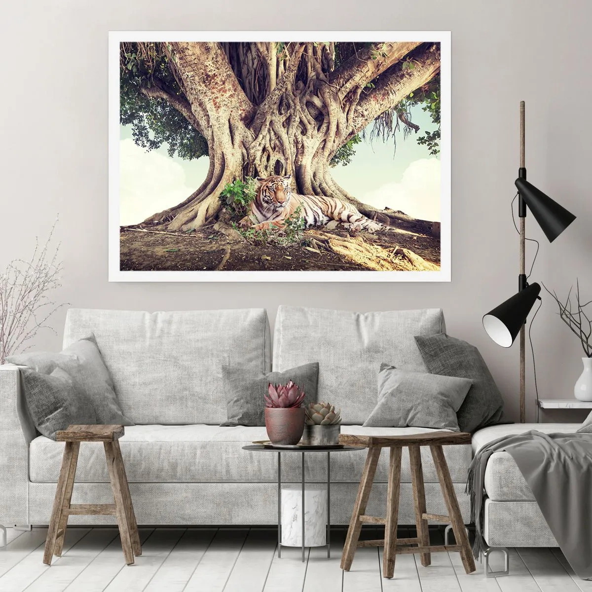 Plakat - Udsigt fra Første Mosebog - 100x70 cm