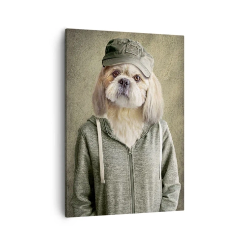 Lærredstryk - Billede på lærred - Jeg foretrækker afslappethed - 50x70 cm