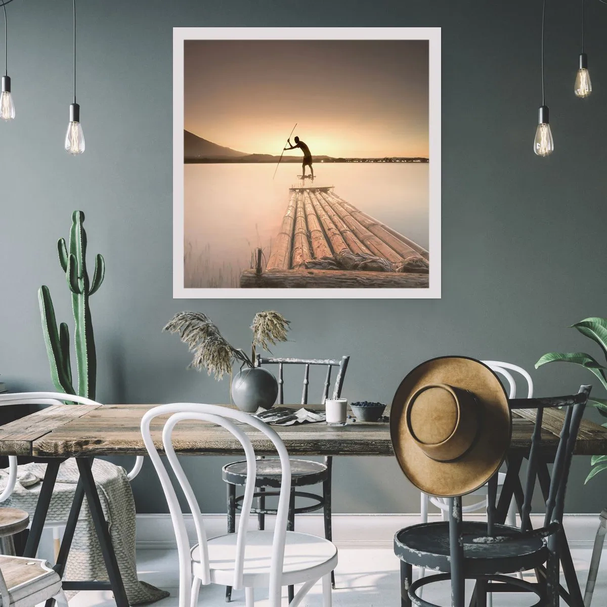 Plakat - Før du hviler - 40x40 cm